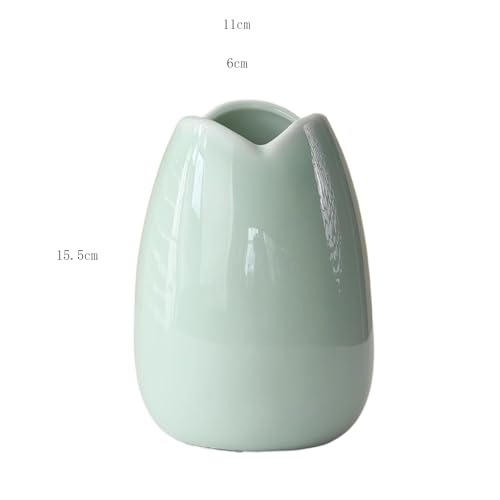 Vase à fleurs neutre en poterie moderne style rustique chic