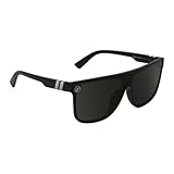 Blenders Eyewear SciFi – Polarized Sunglasses – Single-Lens with a Flat-Top Design – 100% UV Protection – For Men and Women – Dark Flatter