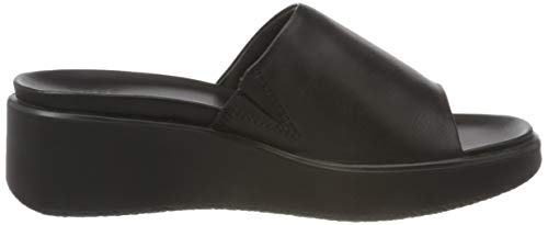 Ecco Women's Flowt Luxery Wedge Slide Sandal, Black, 8-8.5 #TOP5