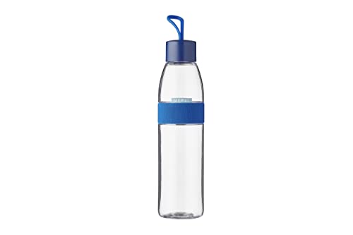 Mepal - Wasserflasche Ellipse - Wiederverwendbare Trinkflasche - Auslaufsichere - Geeignet für kohlensäurehaltige Getränke - BPA-frei - 700 ml - Vivid blue