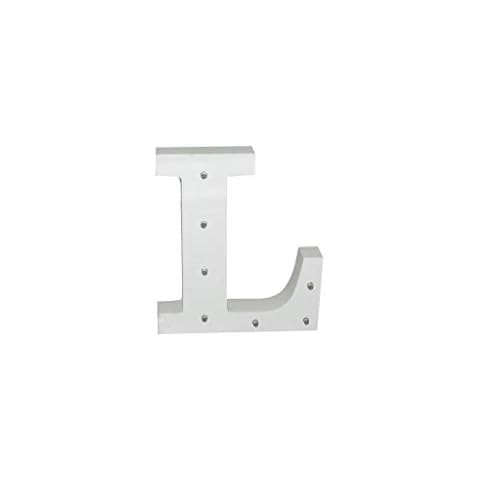 Letra de madera con luz LED (L) Cover