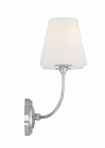 Image of Crystorama Libby Langdon Sylvan 2 Light Polished Chrome Bathroom Vanity