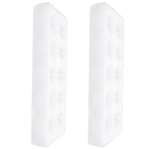 STAHAD 2 Lots de Plateaux à Œufs en Mousse de Protection 10 Compartiments, Supports Antichocs pour Rangement et Conservation des Œufs à Domicile, Accessoire Réfrigérateur Pratique