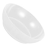 Cabilock Transparentes Waagschälchen 600 ml aus ABS Kunststoff Kleines Tablett für Elektronische Küchenwaagen Lebensmittel Wiegeschale zum Präzisen Abwiegen von Pulver und Mehl