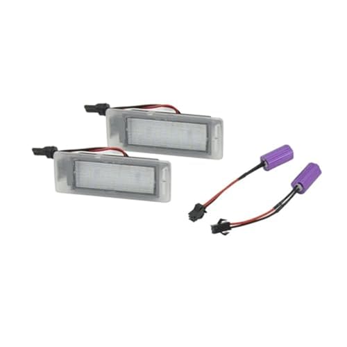 Luces matrícula Cadillac ATS CTS bombillas LED blancas de alta visibilidad