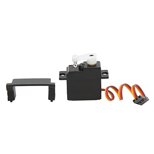 Leapiture Digitalservo, Mini-Digitalservo-Lenkgetriebe mit armempfindlichem Kunststoff, geräuscharm für WLtoys 124016 124017 144010 1/14 RC-Autos