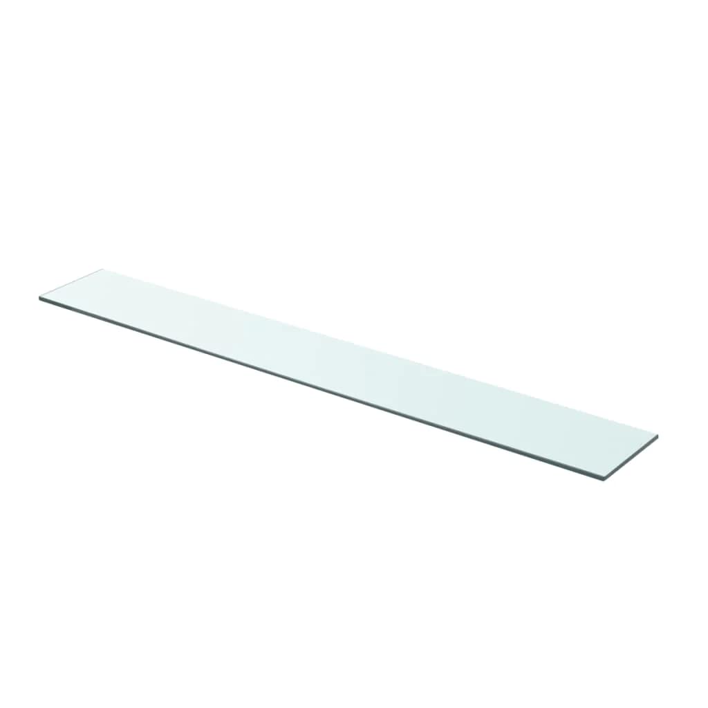 vidaXL Mensola in Vetro Temperato 70x15 cm Trasparente Ripiano Lastra Scaffale