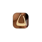 Gold Triangle Dangle Drop Earrings for Women Gothic Silver Geometric Statement Stud Earrings Lightweight Geometry Earrings Jewelry Accessories (Gold)