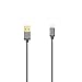 Price comparison product image Hama USB 2.0 Metal USB Cable for iPhone/iPad with Lightning Connector 0.75m