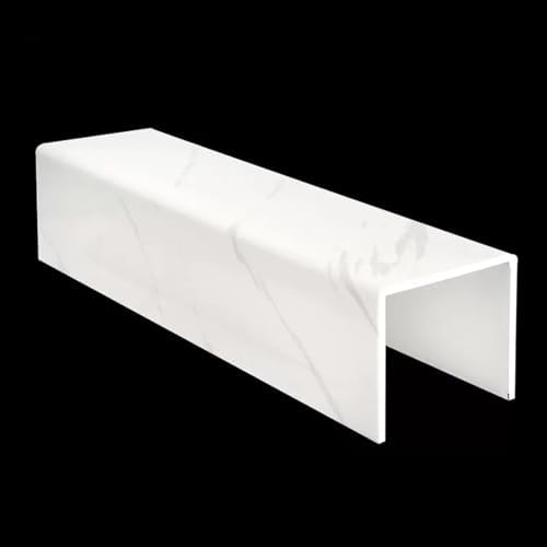 PVC Pipe Hider Cover for Indoor/Outdoor Use, Wall Concealer for Air Conditioner Cords, 4-10 Inch Wide Raceway Enclosure, 39.4in Long (W 10cm - L 100cm)
