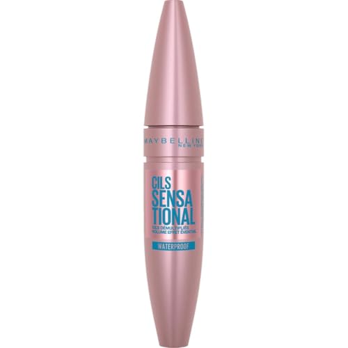 Maybelline New York - Mascara Volume Waterproof - Cils Sensational - Noir - 9,4 ml