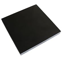 1pc Thin Black Bakelite Plate, Insulation Phenolic Resin Board, Bakelite Sheets Antistatic and High Temperature Resistance2x300x300mm