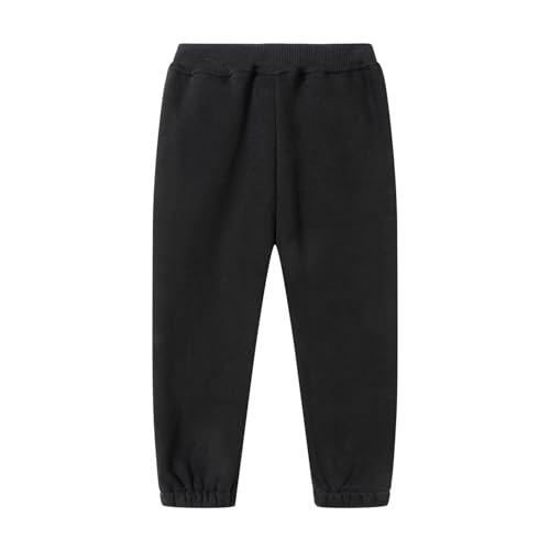 Image of Mud Kingdom Girls Boys Drawstring Sweatpants Solid Colors Elastic Waist Slant Pockets 2-10 Years