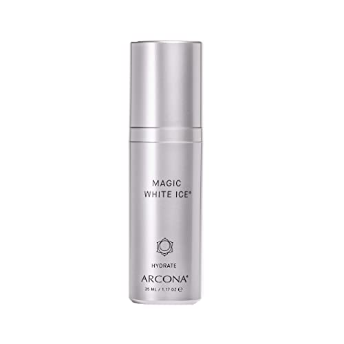 ARCONA Magic White Ice - Hyaluronic Acid Moisturizer with Cranberry Extract, Glycerin - Oil Free Anti-Aging Moisturizer 1 oz. Made In The USA