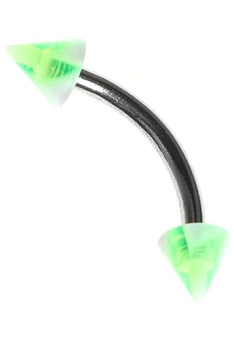 Moulin Curved Barbel Çelik Spike Piercing TDGR00901