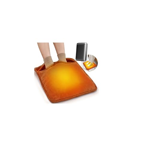 ホットマット 一人用 速暖 【2025冬新登場・35800mAh大容量バッテリー付】 フットウォーマー USB 給電式 3...