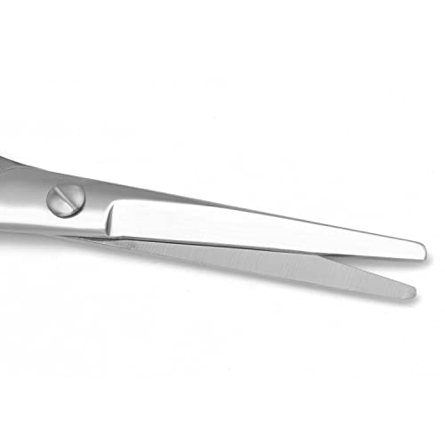 Stainless Steel Facial Hair Small Pet Professional Grooming Scissors Shears Beard & Mustache Scissors -Beards, Mustache & Eyebrows and Pet Fur For Precise Facial Hair Trimming (5.5 Inch A) Stainless Steel Facial Hair Small Pet Professional Grooming Scissors Shears Beard & Mustache Scissors -Beards, Mustache & Eyebrows and Pet Fur For Precise Facial Hair Trimming (5.5 Inch A)