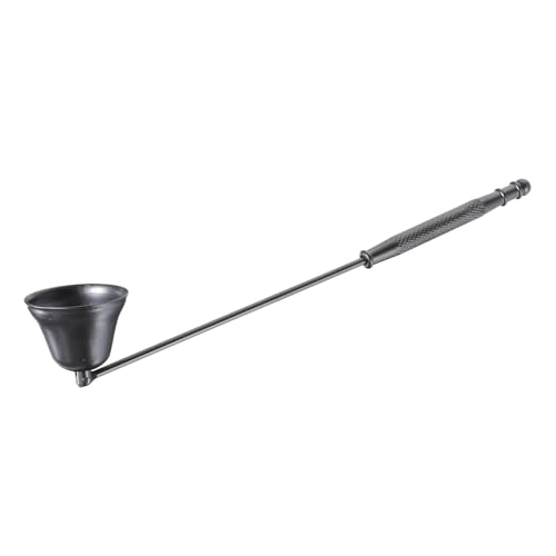 Alipis Candelero Apagavelas De Acero Inoxidable Mate Negro Herramienta Segura y Elegante para Apagar Velas Hogar Bodas y Fiestas