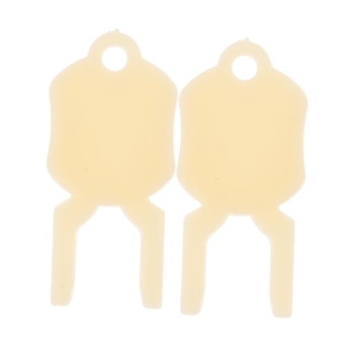 PRETYZOOM Set of 2 Soap Dispenser Keys Plastic Replacement for Key Locks on Commercial Dispensers