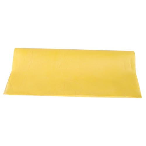 Hoement Pellicola Ignifuga in Pvc per Paralumi Fai da Te, Materiale Carta Resistente e Leggera per Lampade da Tavolo e Soffitto, Rotolo 1 Metro Colore Arancione Scuro