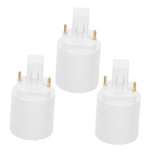 Gatuida 3 pièces Adaptateur de Douille LED Gd vers Broches Convertisseur de Lampe Sécurisé et Polyvalent pour Ampoules LED Installation Facile pour Maison Bureau et Magasin Support Basse