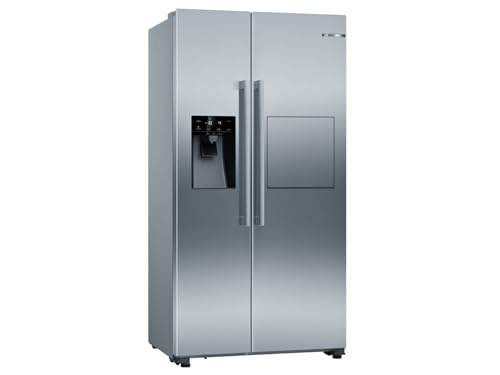 Bosch KAG93AIEP Serie 6 Amerikanischer Side-by-Side Kühlschrank, 178,7 x 90,8 cm, 366L Kühlen & 165L Gefrieren, NoFrost nie wieder abtauen, LED-Beleuchtung gleichmäßige Ausleuchtung