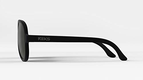 REKS Polarized Aviator Sunglasses - Unbreakable frame3
