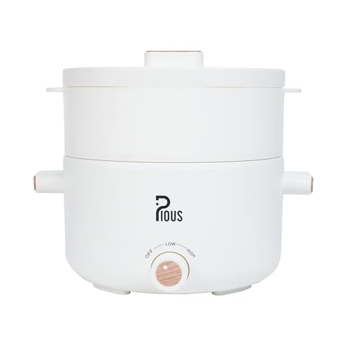 PIOUS Multipurpose Small Electric Kettle with Ceramic Coating 2L ...