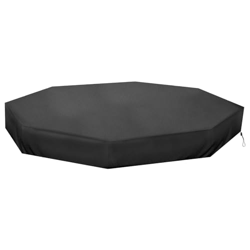 Covered Sandbox, Sandbox Cover, 84x78x9inch Octagon Sandbox Cover, Waterproof Dustproof Replacement Sand Box Cover with Drawstring for Outdoor