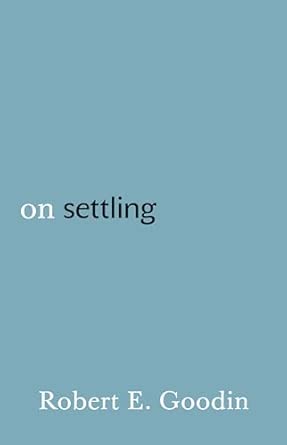 On Settling book cover