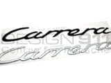 CARRERA Rear Badge 26cm. Porsche 996 / 997 (BLACK Carrera Badge)