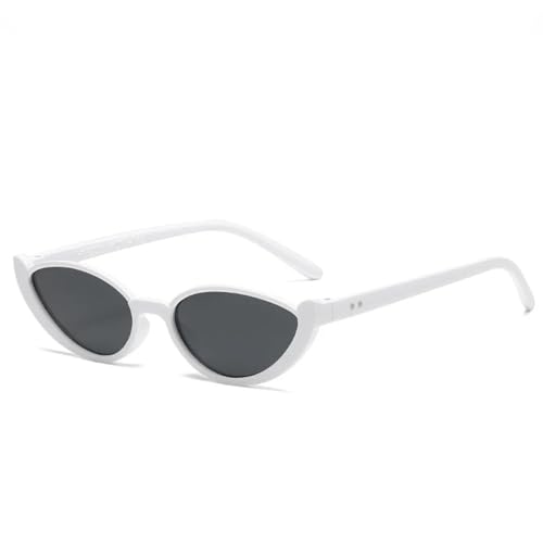 Lunettes de soleil œil de chat de luxe tendance UV400 pour femme à demi-monture chic