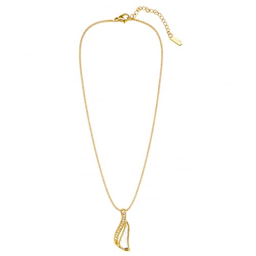 Image of RIDHVEE Anti-Tarnish Gold Plated Pendant Necklace for Women & Girls | Skin Friendly Lightweight Fashion Jewellery | Elegant Minimalist Chain Necklace & Gifting