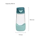 b.box Sport Spout Drink & Water Bottle | Easy Grip Bottle and Leakproof Lid | Cool Modern Child Friendly Design, Tilt and Sip | 450ml/15 - Image 3