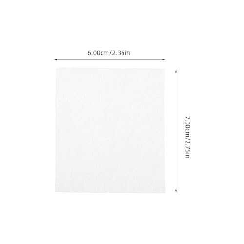 1200 Pack Thin Rectangular Face Cleansing Pads - Non-Woven Cotton Makeup Wipes for Gentle Makeup Removal, Tattoo Ink Removal, and Daily Facial Cleaning - Disposable Beauty Salon Supplies - Image 2