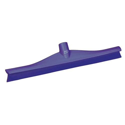 Vikan 71408 - Escobilla de goma de una hoja con marco de polipropileno, 16 ", púrpura