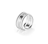 Acier Bague large \
