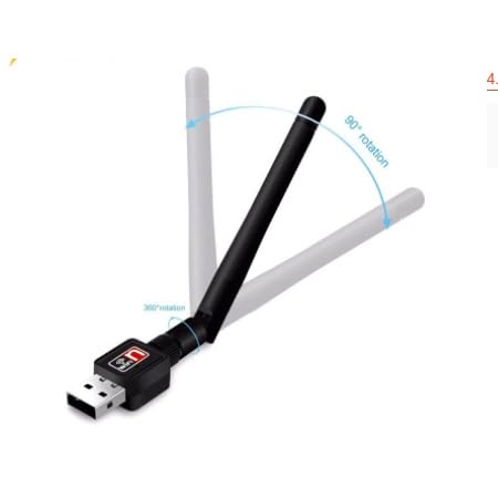 Antena Wi-Fi Adaptador Wireless 1200Mb/s USB 2.0 para Desktop/Notebook