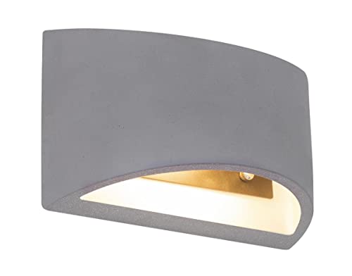 Globo 55011W6 Timo Wandleuchte Beton Grau, 1X G9