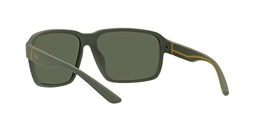 Image of Armani Exchange mens Ax4131su Universal Fit Square Sunglasses
