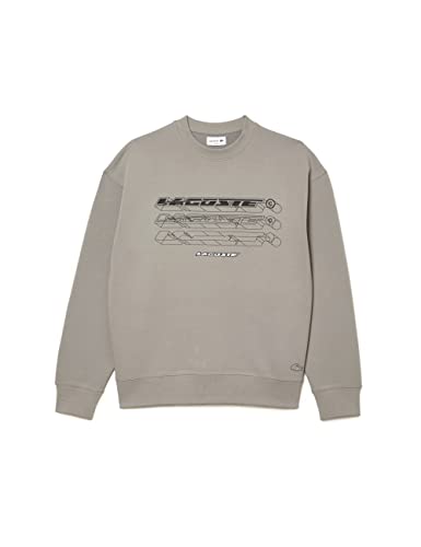 Lacoste Sh5540 Felpa, Cemento, S Uomo