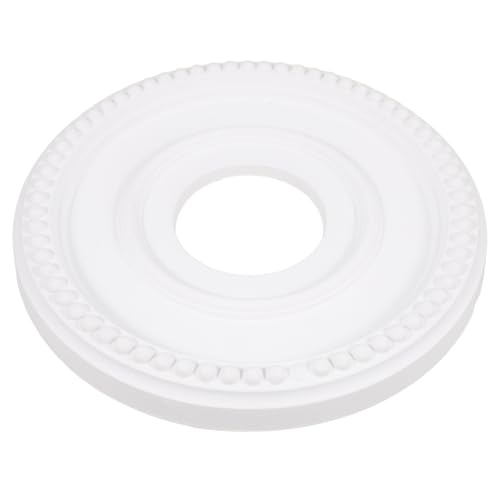 KICHOUSE Ceiling Fan Light Cover Pu Medallion Decorative Ceiling Trim for Home Lighting Fixtures