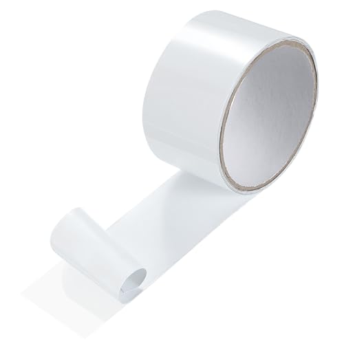 Image of MECCANIXITY Waterproof Patch Seal Tape 2 in x 5 Ft, PVC Leak Proof Repair Sealing Duct Tape for HVAC, Roof Crack, Boat Hoses Pipes, Awning, White