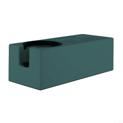 Estación de manipulación de café con compatibilidad para portafiltros de 51 mm, 53 mm y 58 mm, base antideslizante y fácil de limpiar (verde 58 mm)