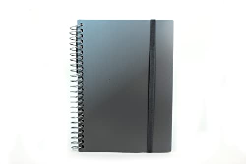 Caderno Escolar 1/4 96 Folhas Cinza Confetti