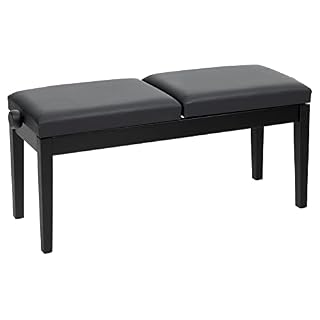 Classic Cantabile Banc de piano deux places Noir Mat - Les Beatles, Paul McCartney, John Lennon, RIngo Starr, George Harrison Classic Cantabile Banc de piano deux places Noir Mat – Image 6