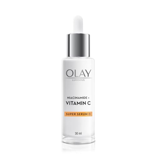 Olay Vitamin C Face Serum with Niacinamide l Even Glow & Smooth Texture l Normal, Oily, Dry & Combination Skin l Parabens & Sulphate-free l 30ml