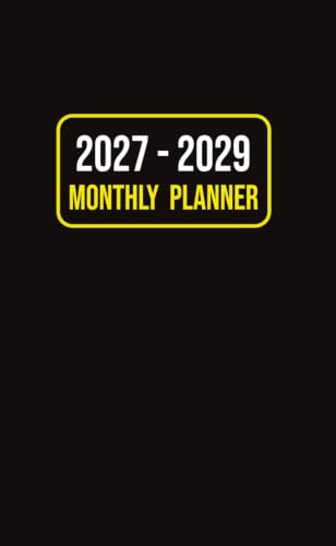 2027-2029 Pocket Calendar for Purse: Small 3-Year Monthly Planner from January 2027 to December 2029 | 4" x 6.5", with Black Cover. image 2