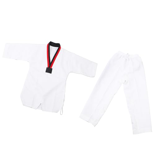 Uniforme de Taekwondo anti-transpiration, dobok en coton-polyester pour débutant