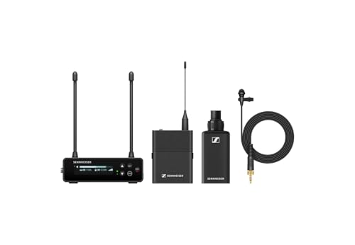 Sennheiser EW-DP ENG Set (Y1-3) Système de Microphone numérique Portable sans Fil UHF avec récepteur EK, émetteur SK et Micro Lav omnidirectionnel ME2 – Noir (700049)